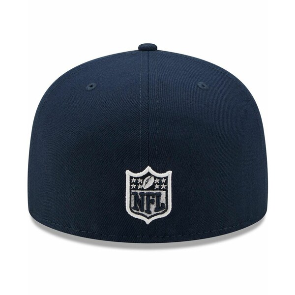 ニューエラ メンズ 帽子 アクセサリー Men's Navy New England Patriots 2004 Pro Bowl Patch Red Undervisor 59FIFY Fitted Hat Navy