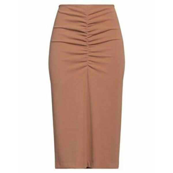 【送料無料】 メゾン ラヴィニアツーラ レディース スカート ボトムス Midi skirts Beige