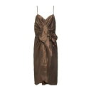 【送料無料】 マルタンマルジェラ レディース ワンピース トップス Midi dresses Brown