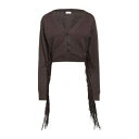 【送料無料】 ミキシク レディース カーディガン アウター Cardigans Brown