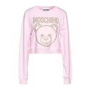【送料無料】 モスキーノ レディース パーカー・スウェットシャツ アウター Sweatshirts Pink