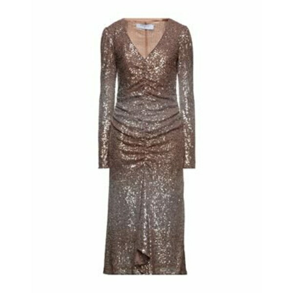 【送料無料】 ビートライス レディース ワンピース トップス Midi dresses Metallic