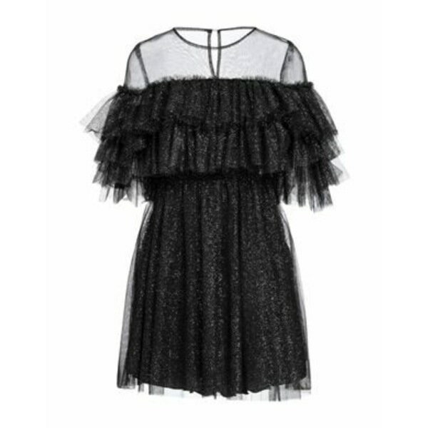 【送料無料】 フェレッパ レディース ワンピース トップス Mini dresses Black