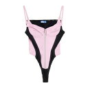 【送料無料】 マグラー レディース Tシャツ トップス Bodysuits Pink