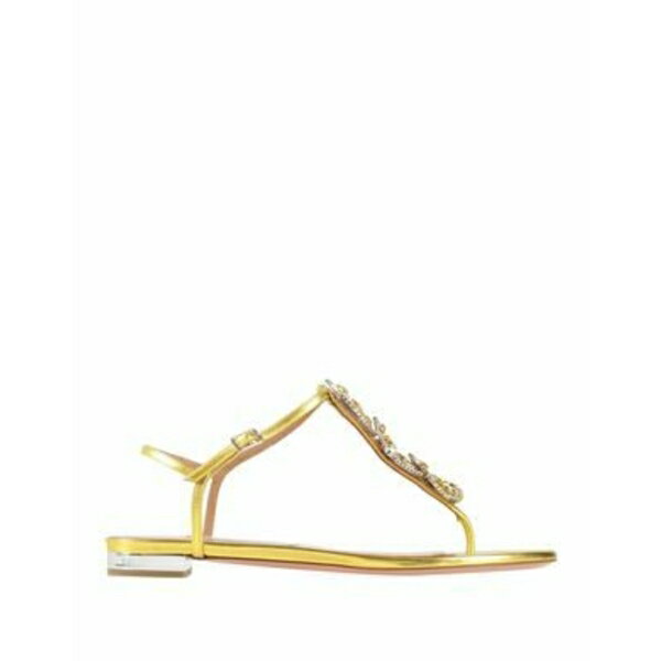 【送料無料】 アクアズーラ レディース サンダル シューズ Thong sandals Yellow