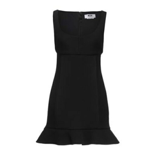 【送料無料】 エムエスジイエム レディース ワンピース トップス Mini dresses Black 【送料無料】 エムエスジイエム レディース ワンピース トップス Mini dresses Black