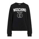【送料無料】 モスキーノ レディース パーカー・スウェットシャツ アウター Sweatshirts Black