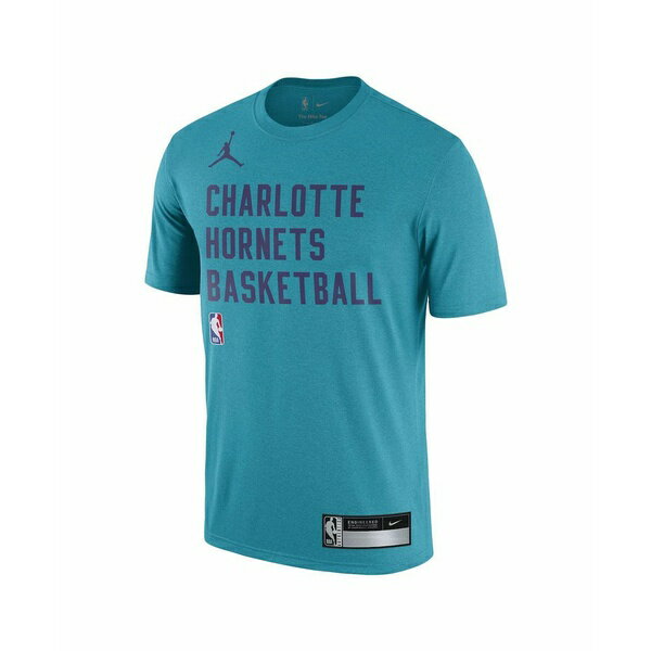 ジョーダン レディース Tシャツ トップス Men's Teal Charlotte Hornets 2023/24 Sideline Legend Performance Practice T-shirt Teal