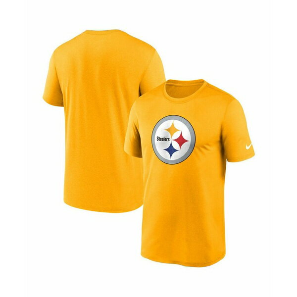 ナイキ レディース Tシャツ トップス Men's Gold Pittsburgh Steelers Legend Logo Performance T-shirt Gold