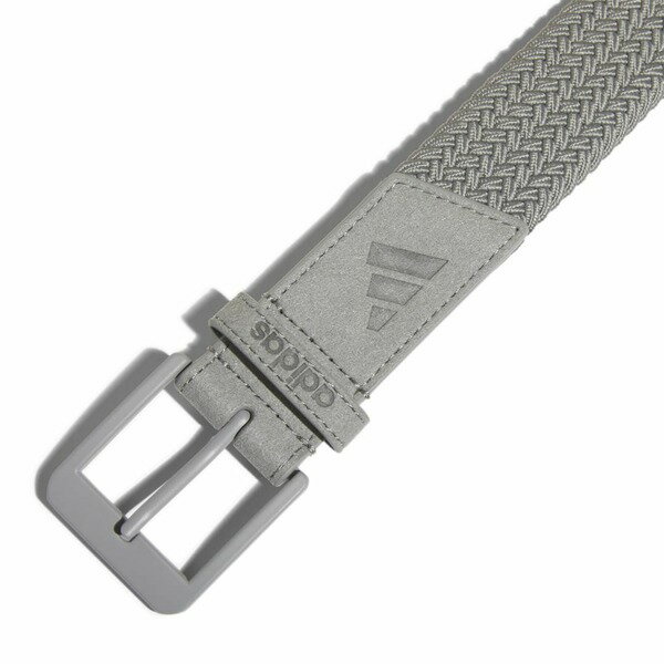 アディダス メンズ ベルト アクセサリー adidas Men's Braided Stretch Golf Belt Grey Three