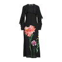 VALENTINO ヴァレンティノ ワンピース トップス レディース Midi dresses Black