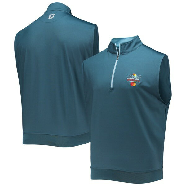 フットジョイ メンズ ジャケット＆ブルゾン アウター Arnold Palmer Invitational FootJoy HalfZip Vest Teal