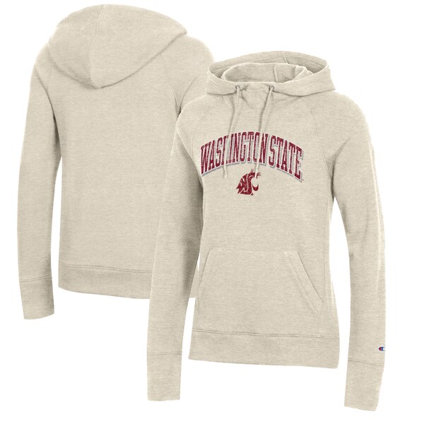 チャンピオン レディース パーカー・スウェットシャツ アウター Washington State Cougars Champion Women's Core 2.0 Fleece Pullover Hoodie Oatmeal