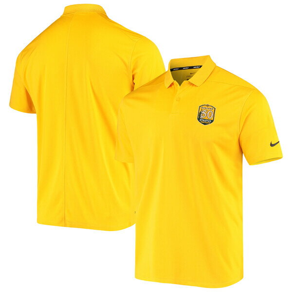 ナイキ メンズ ポロシャツ トップス Oakland Athletics Nike Golf 50th Anniversary Performance Polo Gold