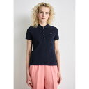 ガント レディース Tシャツ トップス SLIM SHEILD CAP SLEEVE - Polo shirt - evening blue