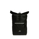 アディダス メンズ バスケットボール スポーツ ULTRAMODERN -TO-UNIVERSITY ROLLTOP - Rucksack - black wh...