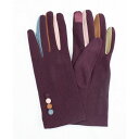 マーカスアドレール レディース 手袋 アクセサリー Women's Finger Pop Color Jersey Touchscreen Glove Burg...