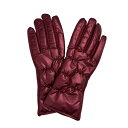 マーカスアドレール レディース 手袋 アクセサリー Puffer Touchscreen Glove Burgendy