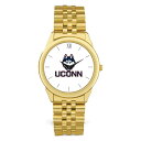 W[fB Y rv ANZT[ UConn Huskies Team Logo Rolled Link Bracelet Wristwatch -