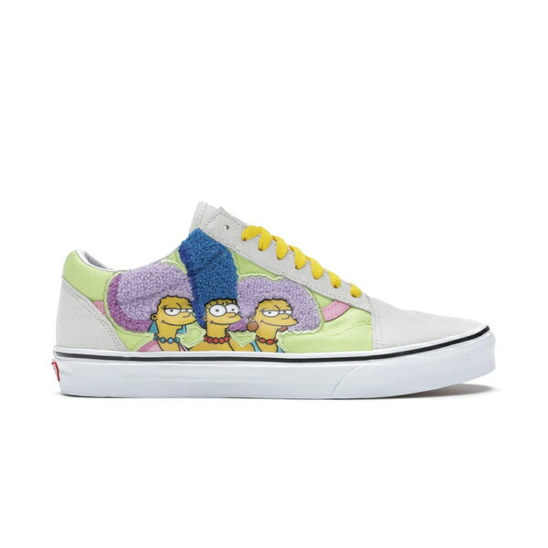 Vans バンズ メンズ スニーカー 【Vans Old Skool The Simpsons Bouvier Sisters】 サイズ US_11.5(29.5cm) Beige/Yellow-Pink