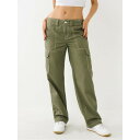 トゥルーレリジョン レディース カジュアルパンツ ボトムス Military Oversized Cargo Trousers Womens