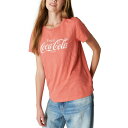 ラッキーブランド レディース カットソー トップス Women's Coca-Cola Classic Cotton T-Shirt Cardinal