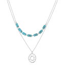 ロバート・リー・モーリス・ソーホー メンズ ネックレス・チョーカー アクセサリー Turquoise Bead Layered Necklace Turquoise