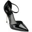   ˥塼衼 ǥ ѥץ 塼 Women's Veata Ankle-Strap Pointed-Toe Pumps Black