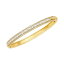 ޥ륳 ǥ ֥쥹åȡХ󥰥롦󥯥å ꡼ Tapered Baguette and Pave Bangle Bracelet Gold