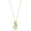 GtB[ RNV fB[X lbNXE`[J[Ey_ggbv ANZT[ EFFY&reg; Diamond Cluster Pendant Necklace (7/8 ct. t.w.) in 14k Gold, 16-3/4