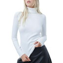 フレンチコネクション レディース ニット セーター アウター Women 039 s Long-Sleeve Turtleneck Top Winter White