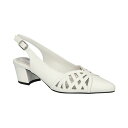 C[W[Xg[g fB[X pvX V[Y Women's Bizzy Buckle Slingback Pumps White