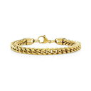 XeB[^C fB[X uXbgEoOEANbg ANZT[ Men's 18k Gold Plated Stainless Steel Bracelet Gold Plated