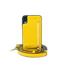 w P[X Y z ANZT[ Crossbody XR IPhone Case with Strap Wallet Yellow