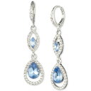 ジバンシー メンズ ピアス・イヤリング アクセサリー Pavé Crystal Orb Double Drop Earrings Blue