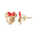 fBYj[ fB[X sAXCO ANZT[ Children's Minnie Mouse Bow Stud Earrings in 14k Gold Yellow Gold