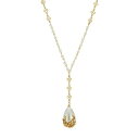 2028 fB[X lbNXE`[J[Ey_ggbv ANZT[ Women's Imitaion Pearl Y Necklace White