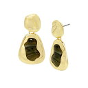 ロバート・リー・モーリス・ソーホー メンズ ピアス・イヤリング アクセサリー Faux Stone Labradorite Sculpted Double Drop Earrings Labradorite, Gold