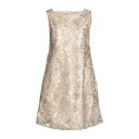 ジェニー レディース ワンピース トップス Short dresses Beige