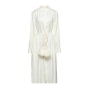 ジルサンダー ジルサンダー レディース ワンピース トップス Midi dresses Ivory