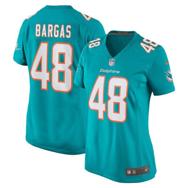 ʥ ǥ ˥ե ȥåץ Jake Bargas Miami Dolphins Nike Women's Home Game Player Jersey Aqua