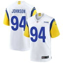 ナイキ メンズ ユニフォーム トップス Los Angeles Rams Nike Alternate Custom Jersey White