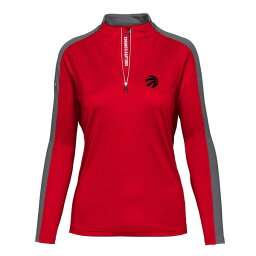 レベルウェア レディース パーカー・スウェットシャツ アウター Toronto Raptors Levelwear Women's Remi Insignia Core QuarterZip Pullover Top Red