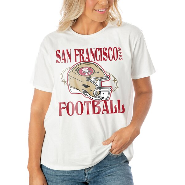 ゲームデイ レディース Tシャツ トップス San Francisco 49ers Gameday Couture Women s Victorious Vixen TShirt White