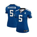 ナイキ レディース カットソー トップス Women's Anthony Richardson Indianapolis Colts Legend Jersey Royal, White(4)