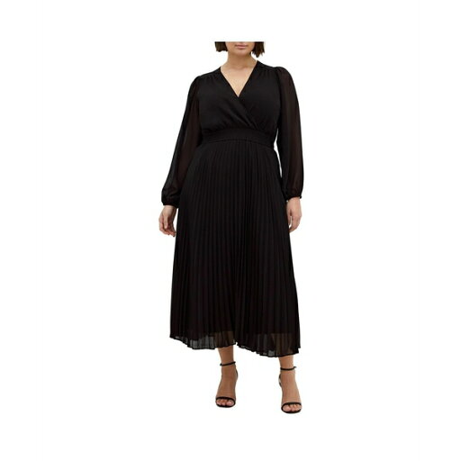 シティーシック レディース ワンピース トップス Plus Size Finley Sheer Dress Black シティーシック レディース ワンピース トップス Plus Size Finley Sheer Dress Black