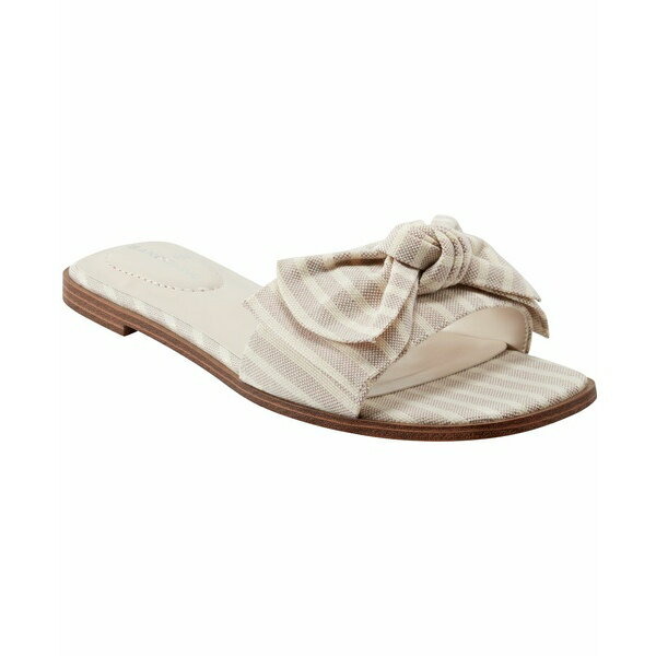 バンドリーノ レディース サンダル シューズ Women's Violeta Bow Flat Slide Sandals Light Natural S..