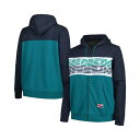 ニューエラ レディース カットソー トップス Women's Aqua Seattle Mariners Plus Size Colorblock Full-Zip Hoodie Aqua(4)