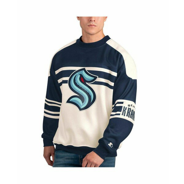   ѡåȥ  Men's White Seattle Kraken Defense Fleece...