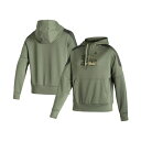 アディダス レディース カットソー トップス Women's Olive Texas A&M Aggies Salute to Service Military-Inspired Appreciation Pullover Hoodie Olive